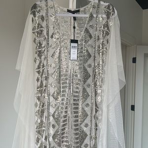 NWT STUNNING BCBGmaxazria caftan dress- XS/S
